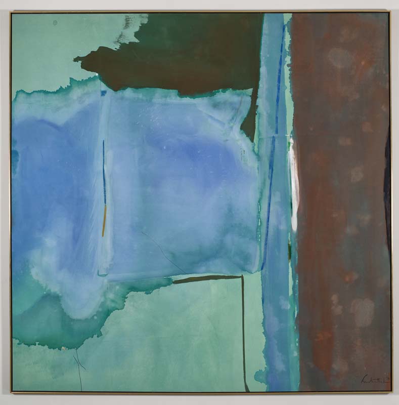 Helen Frankenthaler, "Trespass," 1974, acrylic on canvas. Collection Daum Museum of Contemporary Art.