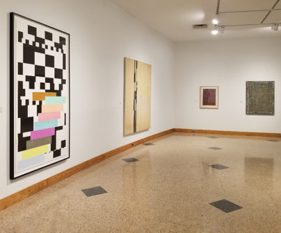 Installation view of "Gridlocked: Selections from the Permanent Collection."