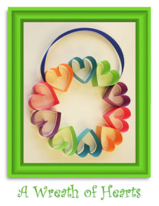 "A Wreath of Hearts" Valentine's Day crafting with the Daum