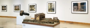 Installation view from "In Ruins: Michael Schultz, Steven Montgomery, and Raymon Elozua."