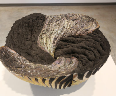 George Timock, "Raku Vessel #276," 1996; glazed earthenware. Collection Daum Museum of Contemporary Art, gift of Dr. Harold F. Daum.