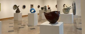 Installation view of "Of the Earth."