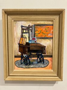 Jo Narron, "The Old Singer", 2024; oil; Courtesy of the artist