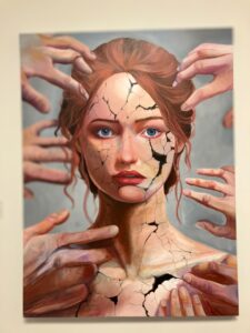 Lisa Payne, "The Weight of All I Am", 2025; Acrylic on canvas; Courtesy of the artist.