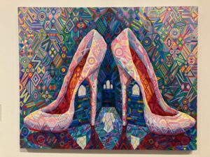 Janice Hargrave, "Celebrate the Journey", 2020; Acrylic on canvas; Courtesy of the artist.