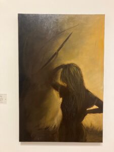 Teresa Fry, "When You Know It Is Coming", 2024; Acrylic on canvas; Courtesy of the artist.