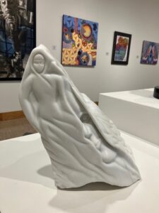 Jennifer Linders, "Cecaelia", 2023; Marble; Courtesy of artist.