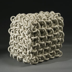 Ruth Borgenicht, "Cubed Rings", 2004; stoneware; Daum Museum of Contemporary Art permanent collection, gift of Dr. Harold F. Daum.