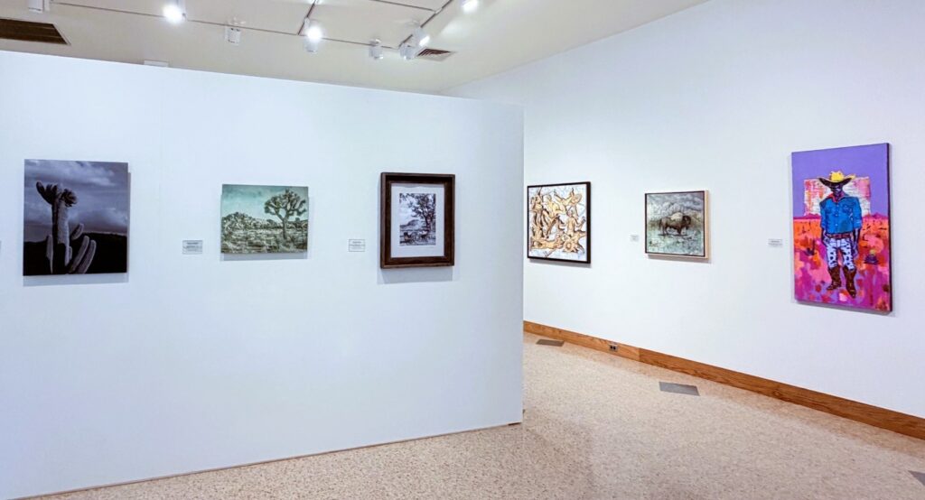 Installation shot of "Contemporary Visions of the West"