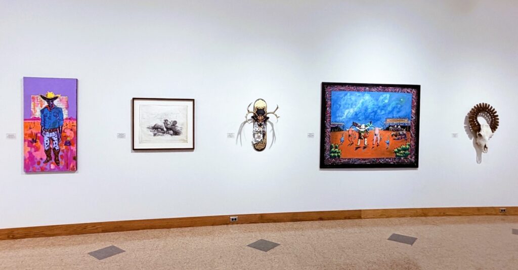 Installation shot of "Contemporary Visions of the West"