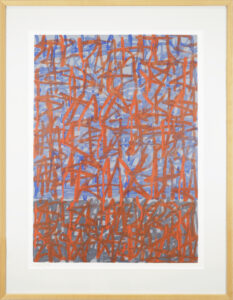 Jack Tworkov, "DA on P #4 Q1-73", 1978; Acrylic on paper.